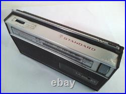 JUNK/FOR PARTS Rare Vintage STANDARD SR-H740 8 Transistor Radio 1965 Japan AS-IS