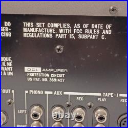 JVC JR-S301 Stereo Receiver Vintage Powers On Parts or Restoration