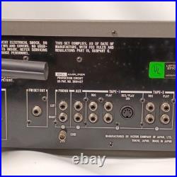 JVC JR-S301 Stereo Receiver Vintage Powers On Parts or Restoration
