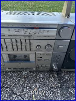JVC PC-R11JW Vintage Boombox Parts Or Repair. Radio Working Tape Player Some