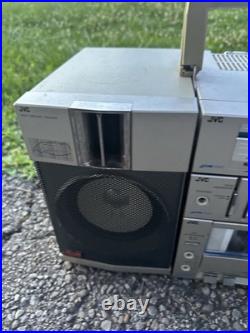 JVC PC-R11JW Vintage Boombox Parts Or Repair. Radio Working Tape Player Some