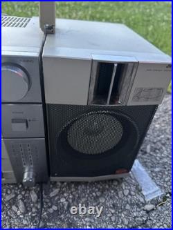 JVC PC-R11JW Vintage Boombox Parts Or Repair. Radio Working Tape Player Some