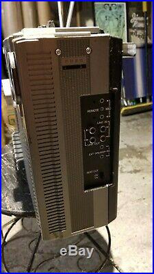 JVC RC-828jw Vintage Boombox as is for parts / fix / VERY NICE GHETTO BLASTER