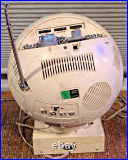 JVC Videosphere Model #3241 Clock Television Vintage Retro Space Age Parts Only