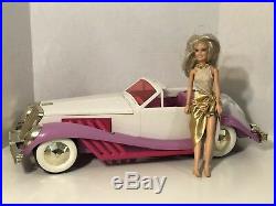Jem Holograms Roadster Rare Glitter And Gold Car Radio & Doll Vintage Rare Parts