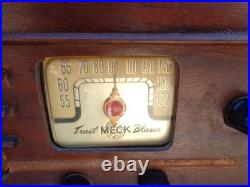 John Meck PX-5C5-EW19 Phono Turntable Trailblazer Tube Radio Vtg Parts BROKEN