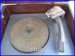 John Meck PX-5C5-EW19 Phono Turntable Trailblazer Tube Radio Vtg Parts BROKEN
