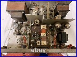 Johnson Viking Ranger II Vintage Ham Radio Transmitter For Parts Powers Up
