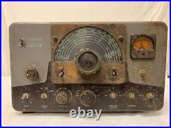 Johnson Viking Ranger Vintage Ham Radio Transmitter Untested For Parts