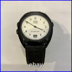 Junghans Mega Star Radio Clock vintage battery dead for parts or repair
