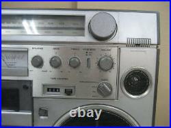 Junk For parts HITACHI PERDISCO TRK-8600RM Cassette Recorder Boom Box vintage