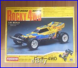 KYOSHO Radio Control Rocky 4WD Off-Road Racer 110 Scale Vintage Parts Removal