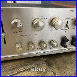 Kenwood KC-6060A Vintage 1970s Solid State Audio Lab-Scope FOR PARTS ONLY