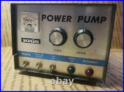 Kris Inc Ssb Linear Amplifier Power Pump Vintage Ham Radio As Is For Parts Only