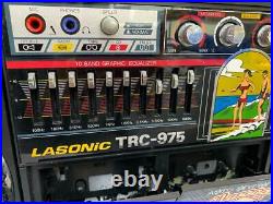 LASONIC TRC-975 BOOMBOX RADIO interior Parts Or Repairs rare