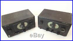 LOT OF 2 Vintage Hallicrafters Ham Shortwave Radios S-38 & S-38B AS IS/FOR PARTS