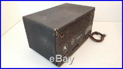 LOT OF 2 Vintage Hallicrafters Ham Shortwave Radios S-38 & S-38B AS IS/FOR PARTS