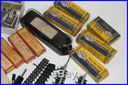 LOT Vintage IRC Ham Radio Parts Capacitors, Resistors, Connectors Switches