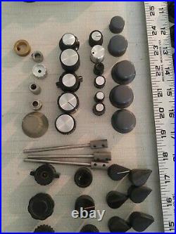 LOT of 500+ Vintage Electronics & Radio Knobs Controls Pointers Parts