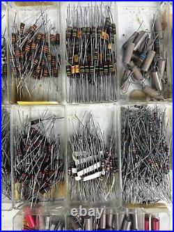 Large Lot Of Vintage Resistors Electronics Radio Parts Lot