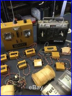 Large Lot Vintage Kraft Radio Controller Controllers Servos Parts Lot Rc WOW