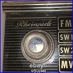 Loewe Opta Rheinperle 5716W German MW, FM, SW radio 4 Restoration Or Parts
