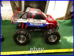 Look! Vintage Kyosho double dare 4wd Radio Control Nissan For Parts or repair