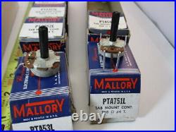 Lot (26) Vintage MALLORY Radio Parts, Capacitors, P Series, Take All or Choose