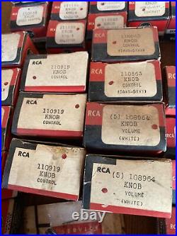 Lot Of 152 Vtg Oem Rca Tv Radio Service Parts Volume Tuning Control Knobs Switch