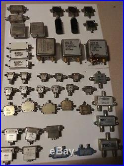 Lot Of Vintage Transmitting And Microwave Radio Parts And Components