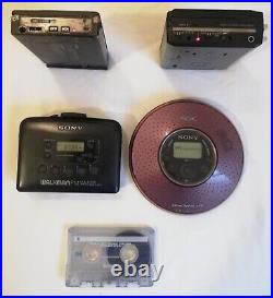 Lot Of Walkman Sony & Aiwa Vintage For Parts Or Not Working