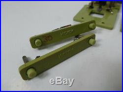 Lot Vintage Hickok Green Plastic Electrical Connectors / Clips / Radio Kit Parts