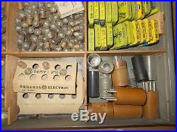Lot Vintage Tube Amplifier/Radio Parts Hi Fi RF Chokes, Rare Light Bulbs, Fuses