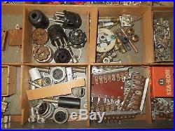Lot Vintage Tube Amplifier/Radio Parts Sockets, Terminals, Hardware, Screws, Caps