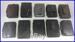 Lot of 10 Vintage Sony Walkman Cassette Players / Radio AS IS FOR PARTS REPAIR