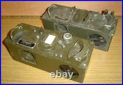 Lot of 2 Vintage Army Field Telephone Set Parts TA-312/PT Military No HandSet