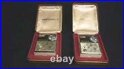 Lot of 2 Vintage Golden Motorola Six Transistor Radios AM ONLY- Parts Only
