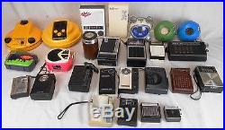 Lot of 26 Vintage AM/FM Radios-Some Working, Some for Parts or Repair