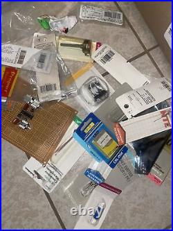 Lot of Vintage Electronics & Computer Replacement Parts Frys Radio Shack Box