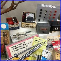 Lot of Vintage Electronics Parts Radio TV Phone & other cool stuff