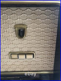 METZ 308 MCM Large Tabletop Tube AM FM SW Radio Germany As Is Parts or Repair