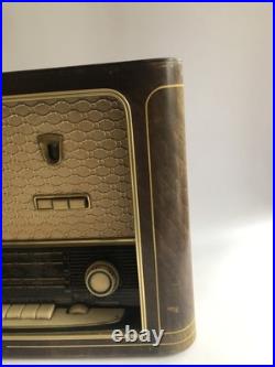 METZ 308 MCM Large Tabletop Tube AM FM SW Radio Germany As Is Parts or Repair