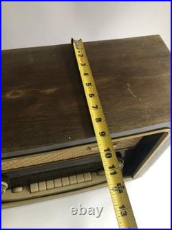 METZ 308 MCM Large Tabletop Tube AM FM SW Radio Germany As Is Parts or Repair