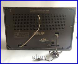METZ 308 MCM Large Tabletop Tube AM FM SW Radio Germany As Is Parts or Repair