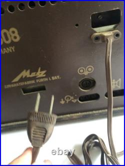 METZ 308 MCM Large Tabletop Tube AM FM SW Radio Germany As Is Parts or Repair