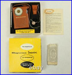 Magnavox Companion AM-23 Transistor Miniature Portable Radio (For Parts, Repair)