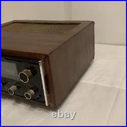 Mcintosh mr78 tuner AM FM With Wooden Case Vintage Audiophile FOR PARTS REPAIR