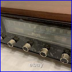 Mcintosh mr78 tuner AM FM With Wooden Case Vintage Audiophile FOR PARTS REPAIR