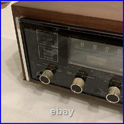 Mcintosh mr78 tuner AM FM With Wooden Case Vintage Audiophile FOR PARTS REPAIR