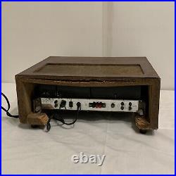 Mcintosh mr78 tuner AM FM With Wooden Case Vintage Audiophile FOR PARTS REPAIR